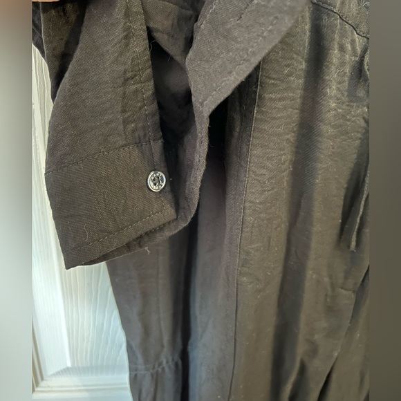 DKNY Utility Jumpsuit with Zipper detailing & drawstring/stretch waist. Size XL - Picture 7 of 11